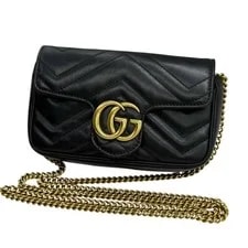 Gucci — Gucci GG Marmont Chain 476433 Mini Super Min — Handbag — resale