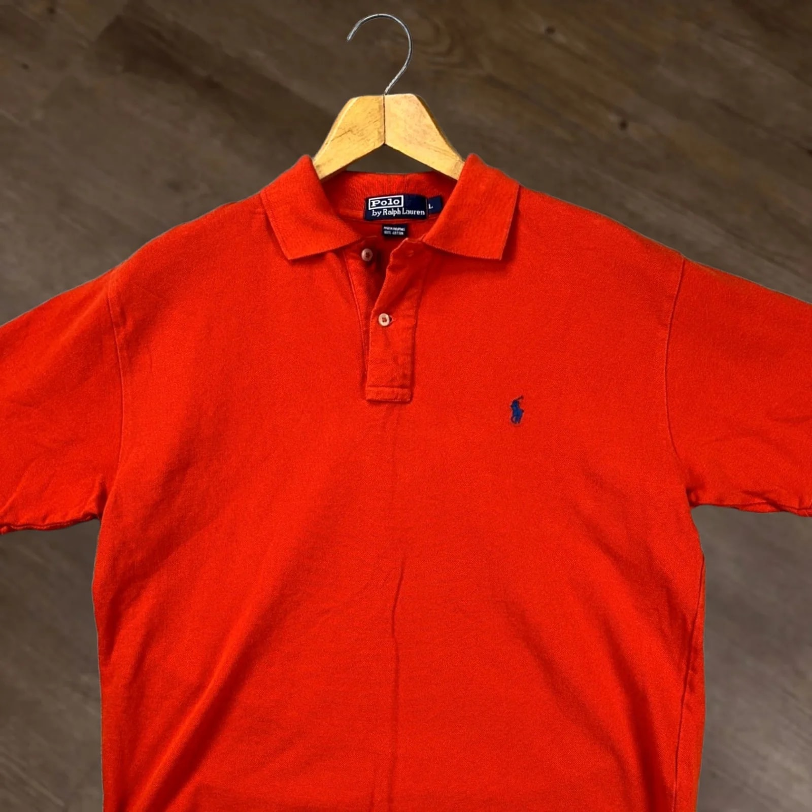 Polo Ralph Lauren — Polo Ralph Lauren Shirt L Rugby Short Sleeve Outdoor Pony Logo — streetwear — resale