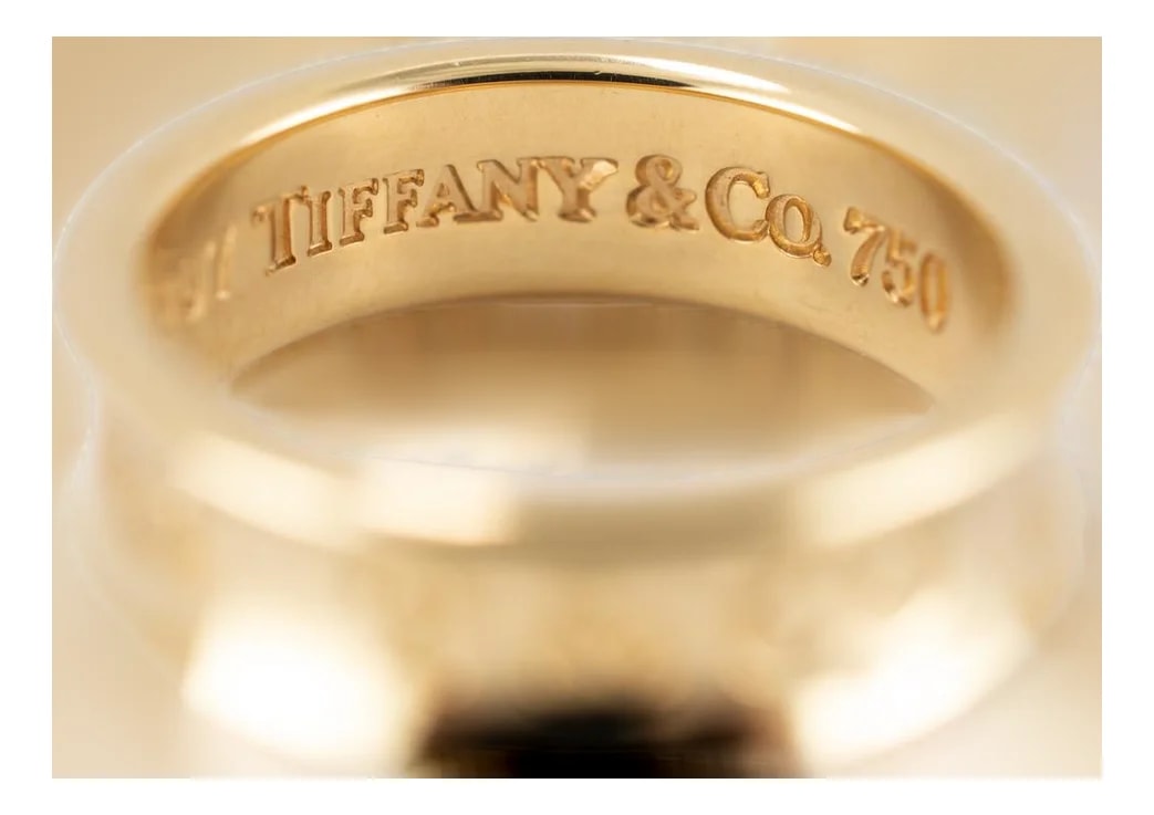 Tiffany and Co. — Tiffany & Co. 1837 Medium Model 18k Yellow Gold Concave Band Size 6.5 — Jewelry — resale