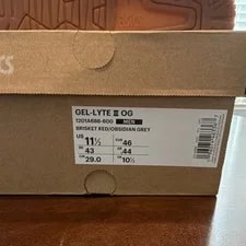 Asics Gel-lyte III OG ’S Low Top Lace Up / 1201A686-600 4