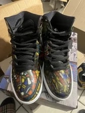 Size 10 Nike SB Dunk High Concepts Stained Limited Edition Box QS 4