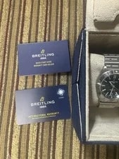 Breitling Chronomat GMT A32398 40mm Stainless Steel Green Dial Automatic 2