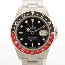 Rolex — Rolex GMT Master II 16710T SS AT Black Dial 2 Extra Links — Watch — resale
