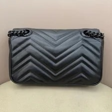 Gucci GG Marmont Logo Quilted Chain - Excellent #DQCFW8 3
