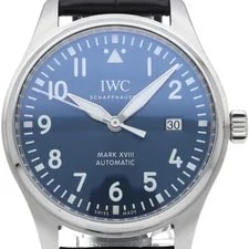 IWC — IWC Pilot Mark 18 Petit Platons IW327004 Stainless Steel / Leather ... — Watch — resale