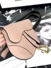 Dior Saddle Small Top Handle Flap Auth 2
