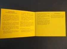 Breitling International Warranty Booklet Switzerland 8.5x10.5cm 3