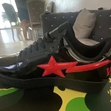 A Bathing Ape Bapesta Shark Face Low Top ’s 4