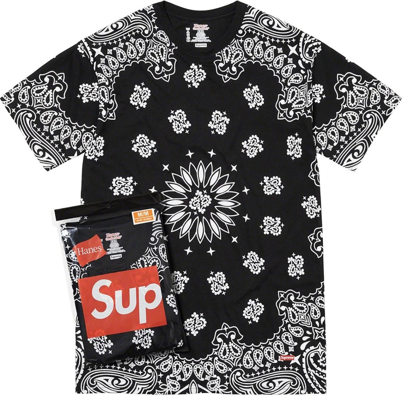 Supreme Hanes Bandana Tagless Tee