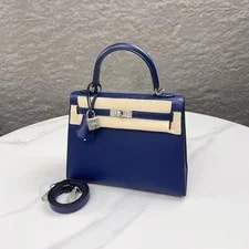 Hermes Kelly 25 73 Saphir Madame Mk 103190 3