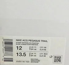 Size 12 - NEW Nike ACG Pegasus Trail ' HV8116 103 3