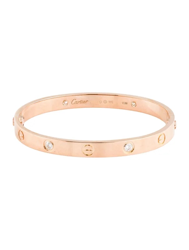 Love Bracelet, Classic Model, 4 Diamonds 2
