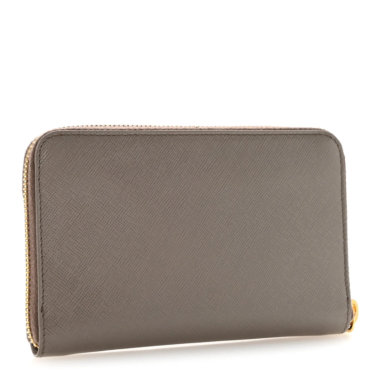 Metal Zip Around Wallet Argilla 3