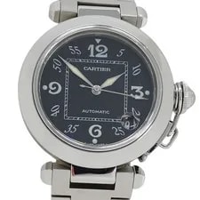 Cartier Pasha C Date Automatic Stainless Steel (SS... GZl1grl2 2
