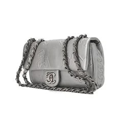 Chanel Icon Line Turnlock Single Flap Chain Sier r0_0730 2