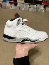 Size 9.5 - Tried ON Air Jordan 5 Retro 2017 (Ships Asap!) 2