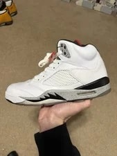 Size 9.5 - Tried ON Air Jordan 5 Retro 2017 (Ships Asap!) 4