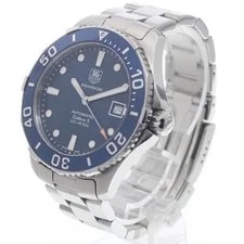 Tag Heuer — TAG Heuer Aquaracer WAN2111 42mm SS Navy #C16961 — Watch — resale