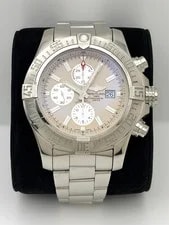 Breitling — Breitling Super Avenger II A13371 Chronograph 48mm Automatic Silver Dial — Watch — resale