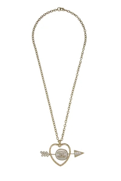 Chanel — 'CC' Heart Arrow — Jewelry — resale