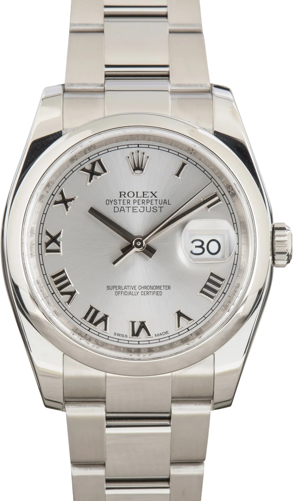 Rolex Datejust 36 Rhodium Dial Ref 116200 2