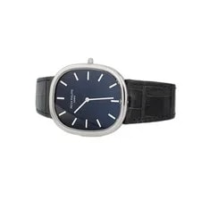 Patek Philippe Golden Ellipse Platinum Blue Dial 34.5x39.5mm 5738P-001 Full Set 3