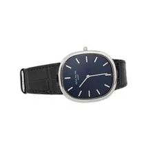 Patek Philippe Golden Ellipse Platinum Blue Dial 34.5x39.5mm 5738P-001 Full Set 4