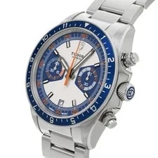 Tudor Heritage Chrono 70330B Opaline/Blue 750817 2
