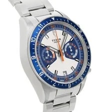 Tudor Heritage Chrono 70330B Opaline/Blue 750817 3