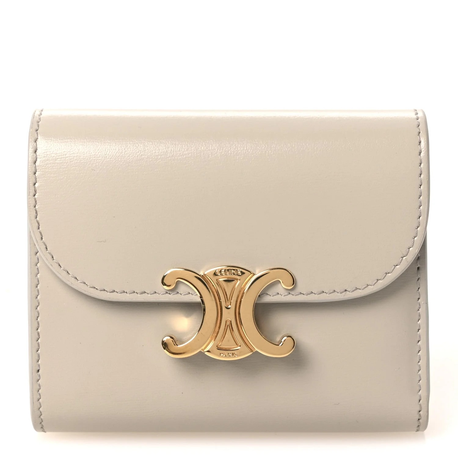 Small Triomphe Wallet Pale 2