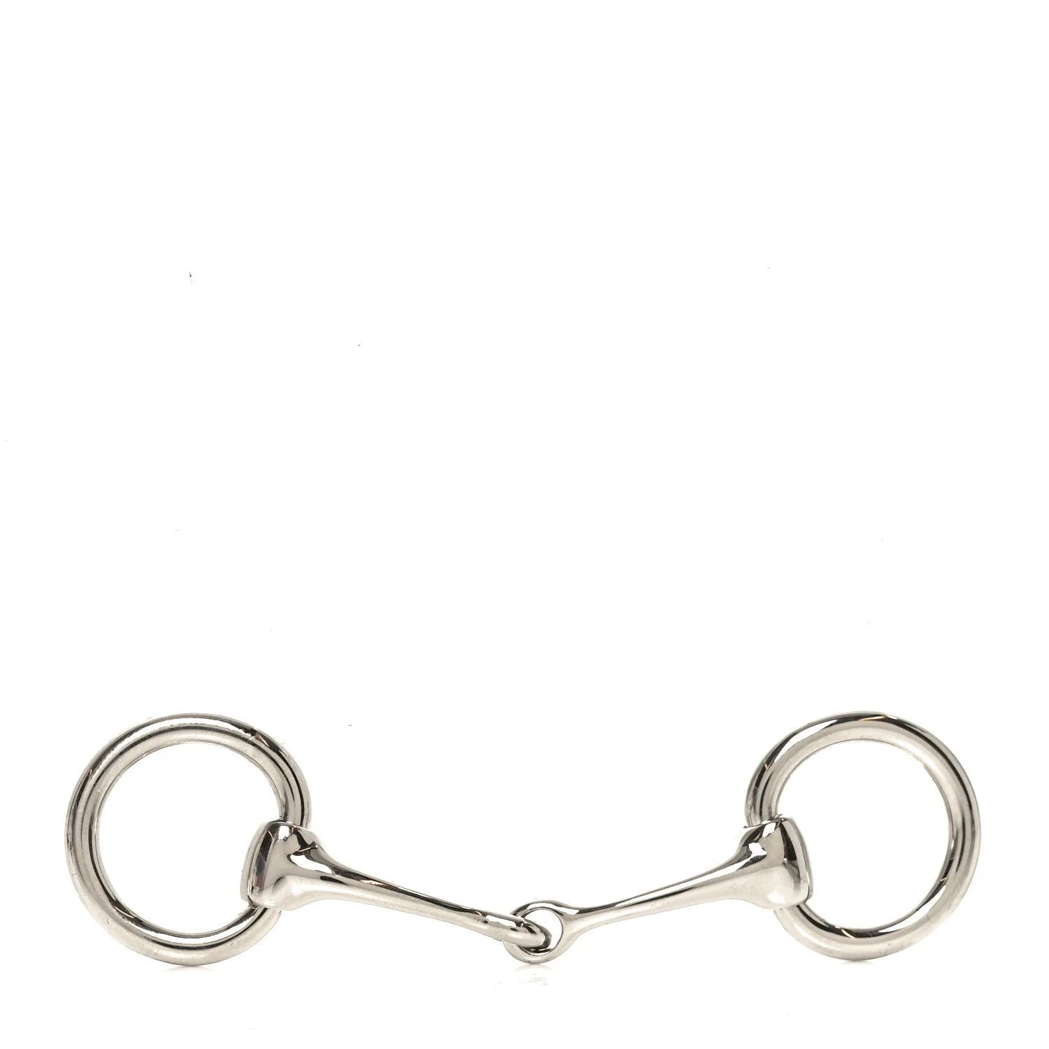 Hermès — Palladium Mors Scarf Ring — Accessory — resale