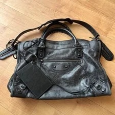 Balenciaga — Balenciaga the City Studded 2WAY — Handbag — resale