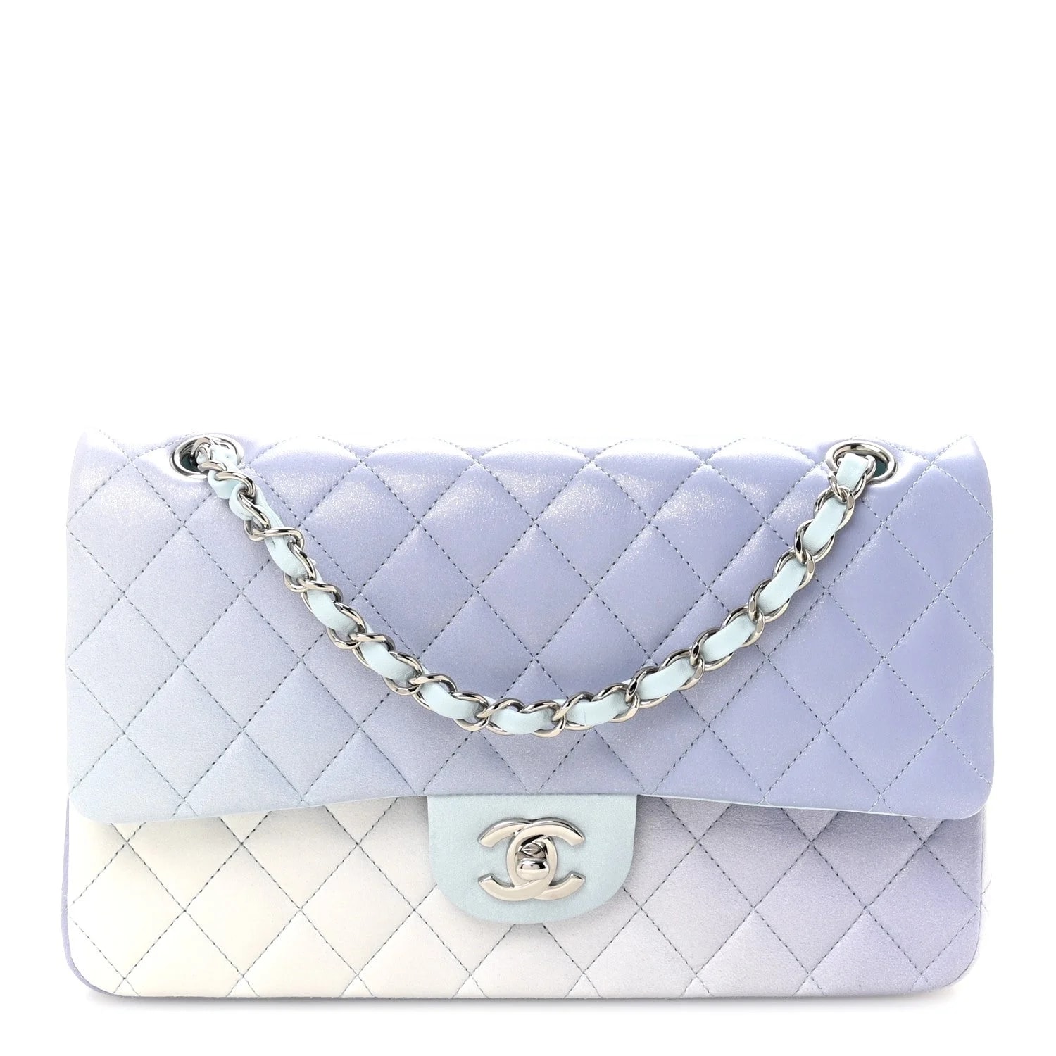 Chanel — Perforated Medium Double Flap Light — Handbag — resale