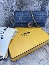 Fendi Baguette Continental Wallet on Chain 2