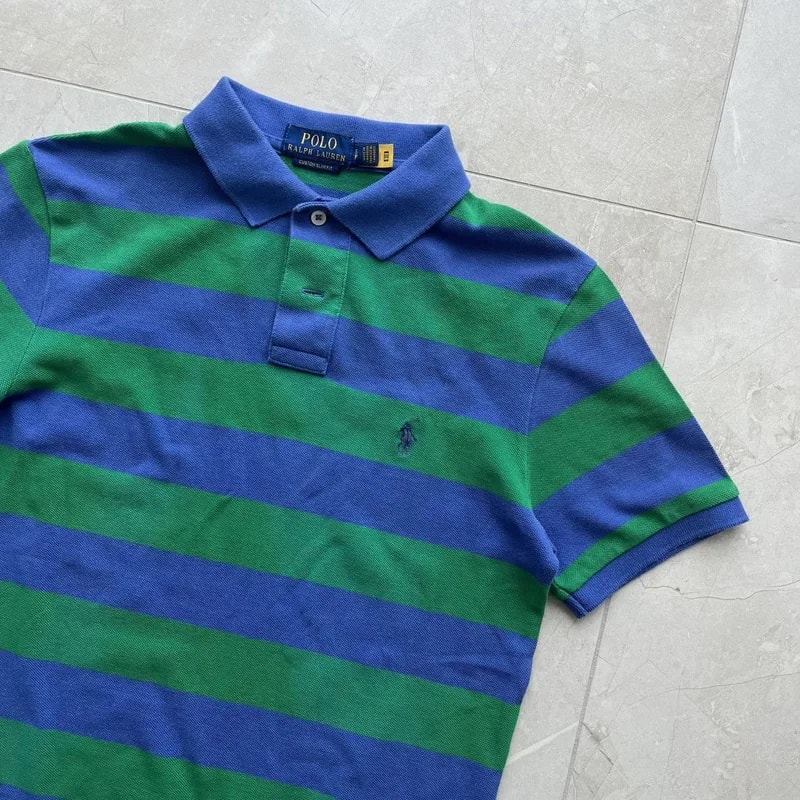Polo Ralph Lauren — Polo Ralph Lauren Striped Polo Shirt — streetwear — resale