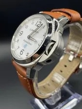 Panerai Luminor White Dial, With Leather Strap PAM00775 3