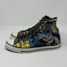 Converse All Star DC Batman Shoes 10 12 Comics High Top 3