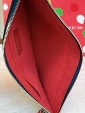 Authentic Louis Vuitton Neverfull Pochette W/ Coquelicot 4