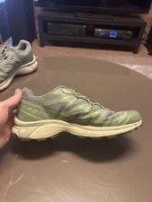 ’S Salomon XT-6 Laurel Wreath Lily Pad Desert Size US 10.5 Shoes 4