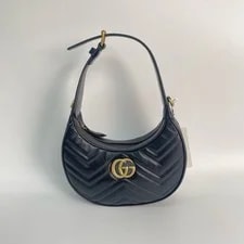 Gucci GG Marmont Quilted Hobo Crescent 2