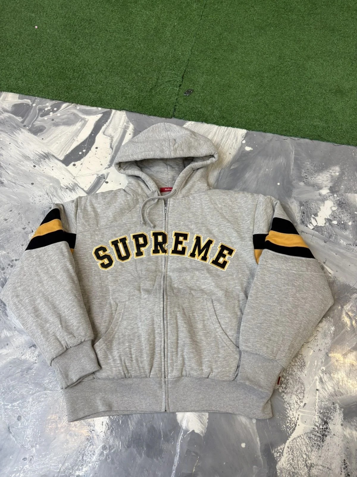 Supreme — Supreme Filled Zip-Up Hooded Sweatshirt — streetwear — resale