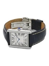 Cartier Tank Solo LM W5200003 Quartz 27mm Silver Stainless Steel 2