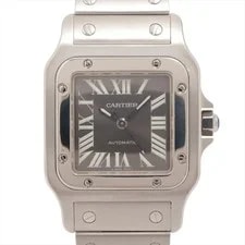 Cartier — Cartier Santos Doo Galve LM W20067D6 SS AT Gray-Face 1 Extra Link — Watch — resale