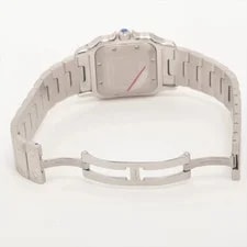 Cartier Santos Doo Galve LM W20067D6 SS AT Gray-Face 1 Extra Link 4