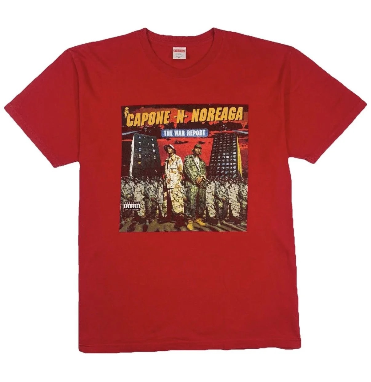 Supreme — Supreme the War Report Tee — streetwear — resale