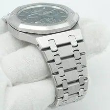 Audemars Piguet Royal Oak Dual Time 39mm Blue 26120ST.OO.1220ST.02 B&P 2011 3