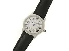 Cartier Ronde Solo WSRN0019 Stainless Steel / Leather 28mm Silver Dial #DW700 2