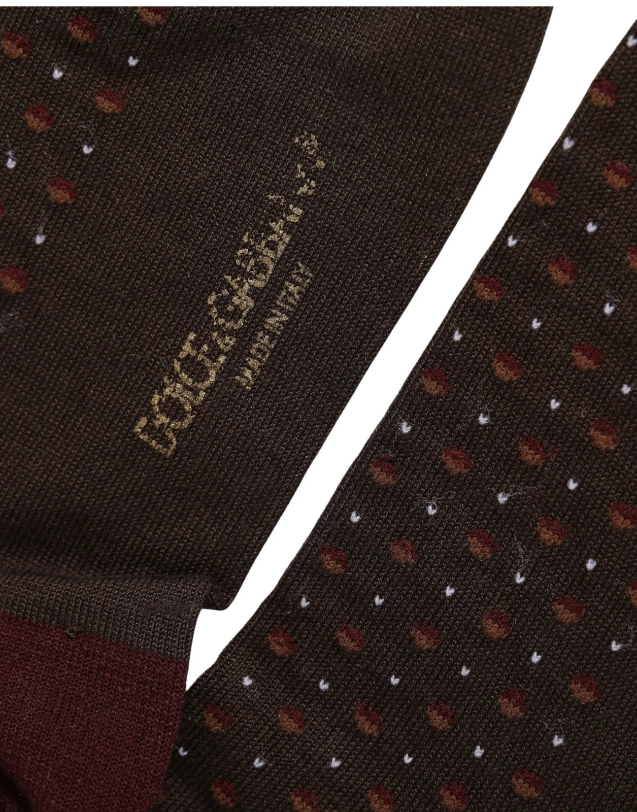 Dolce & Gabbana Dotted Over the Calf Accessory Socks 4