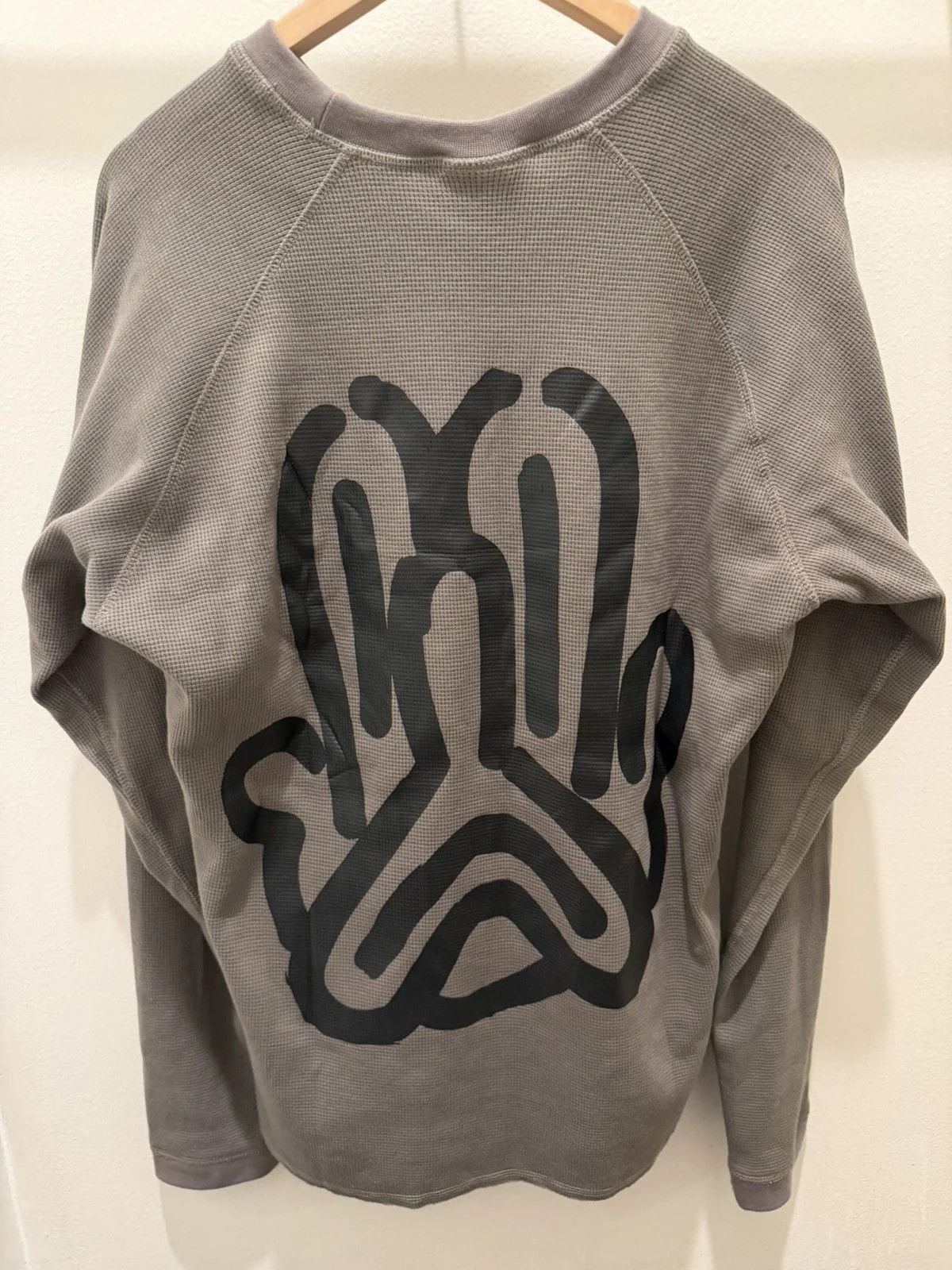 Slawn Unreleased Long Sleeve Graphic Thermal Shirt — streetwear — resale