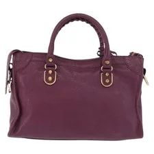 Balenciaga Classic Metallic Edge City S 2way 432831 Auth 185405SAM 2